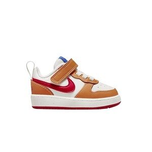 Nike Kids' Sneakers with Red Swoosh and Tan Accents